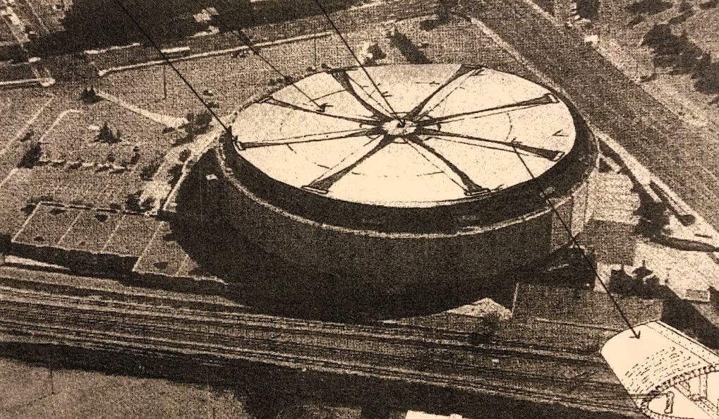 Edmonton Coliseum Aerial View